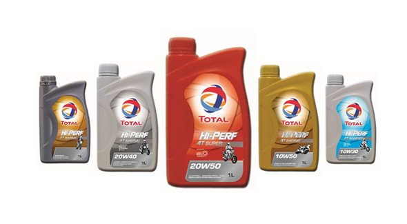 Designated Supplier of Total Products - TOTAL MOTORCYCLE OIL PRODUCTS